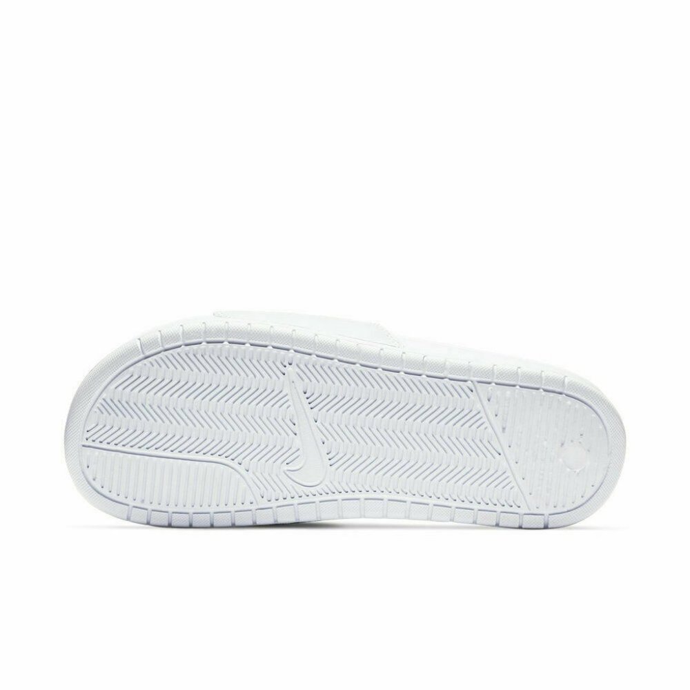 💚🤍 Nike White Benassi JDI Women's Slide Sandals 11 & 10 - Picture 3 of 4